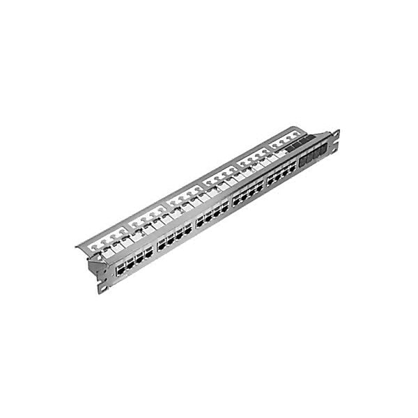 Panduit Patchpanel, 24Port, Metall inkl. 24 x CJS688TG CP24WSK6TGLGY